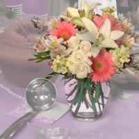 What better way to announce the birth of a new baby girl than with flowers? It's A Girl shower flowers add grace and elegance to your baby shower. 